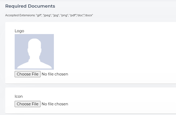 Business documents upload and management