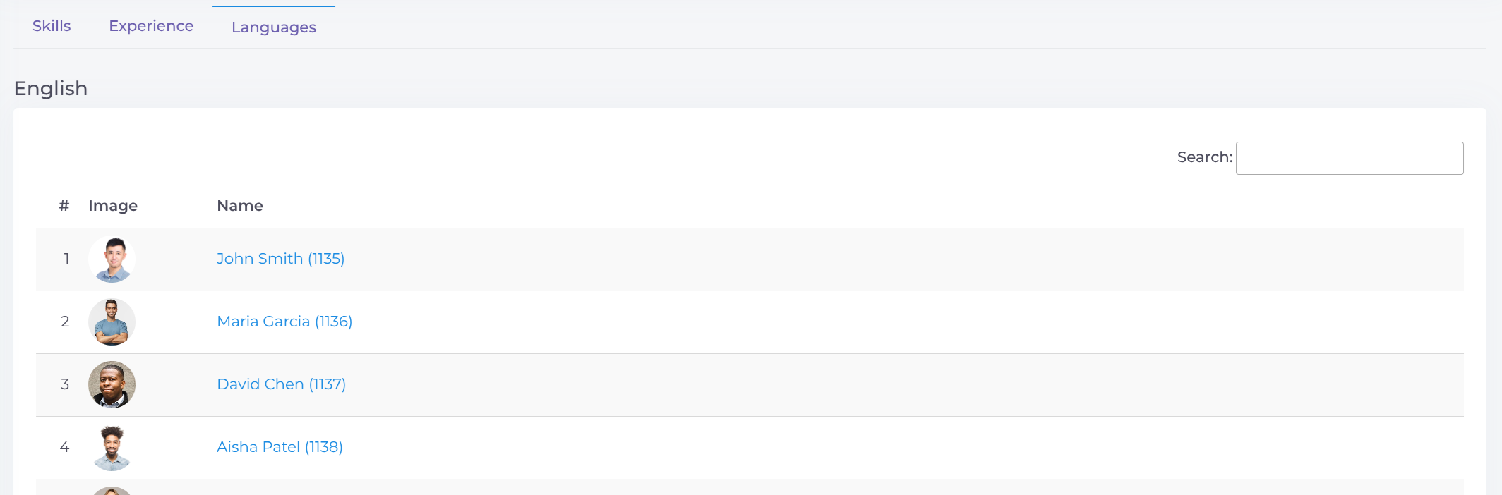 Language View