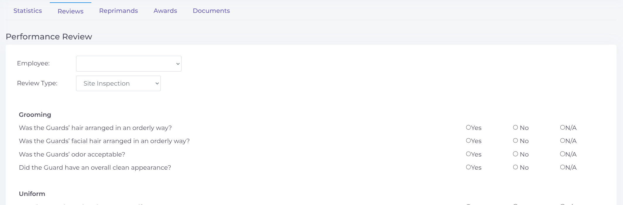 Create Review