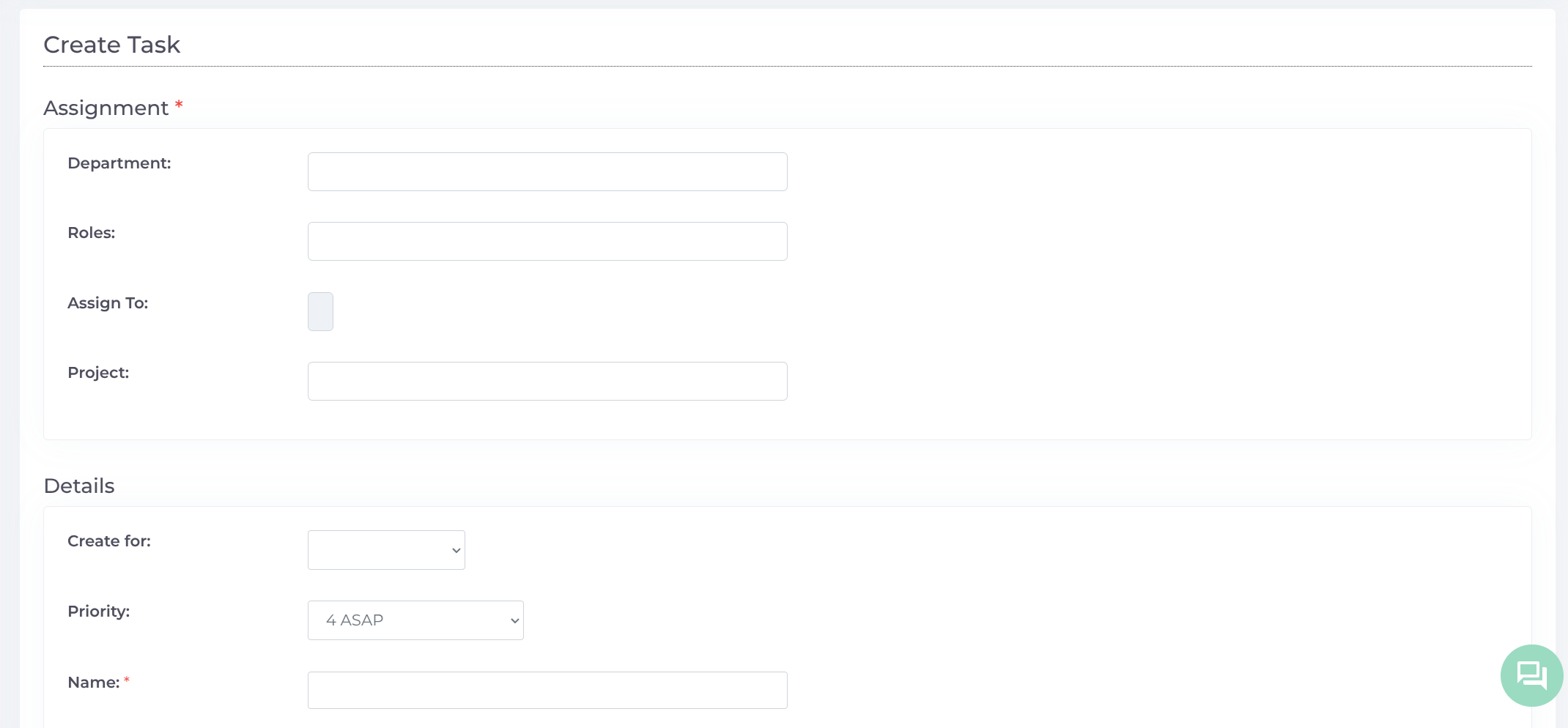 Create Task